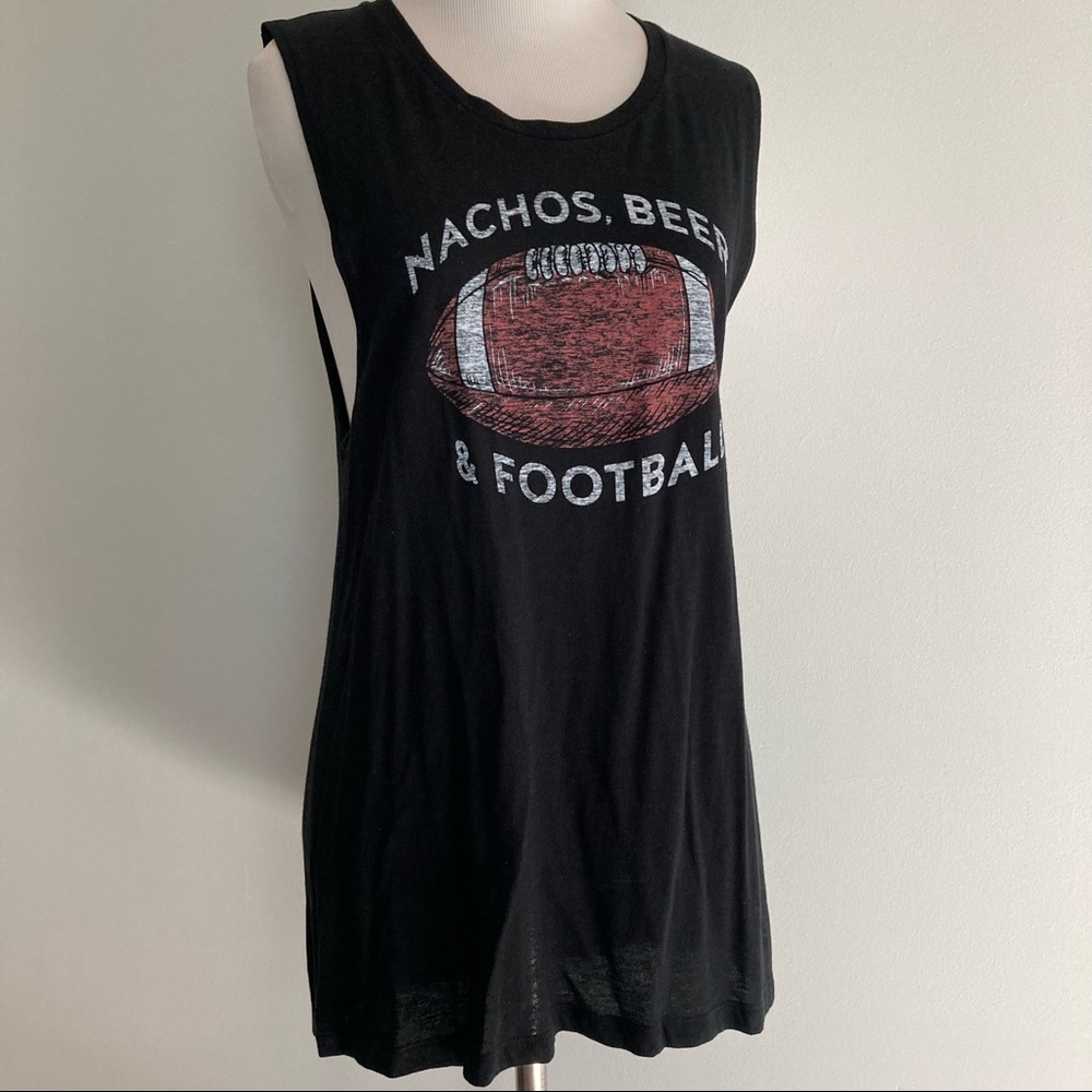 Express Black Football Tank, NWT Sz S - Picture 6 of 6